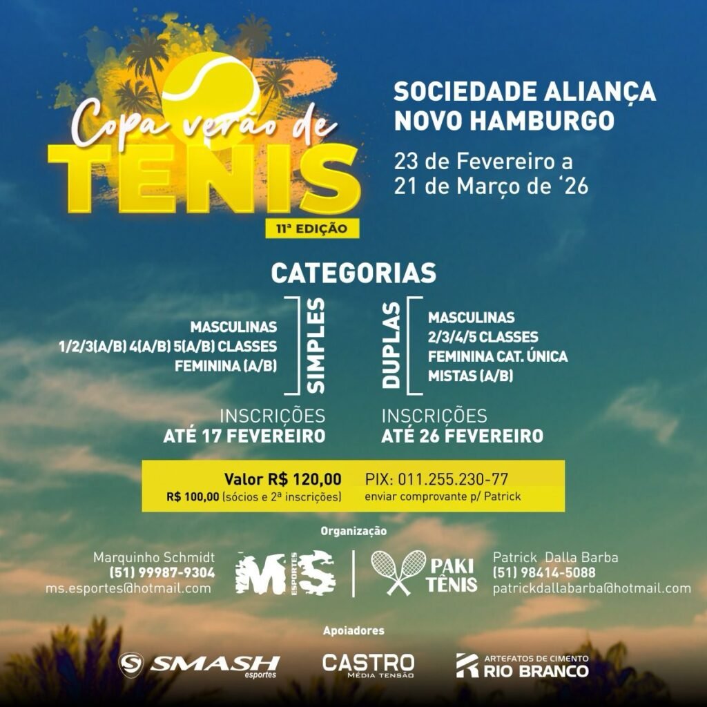 COPA VERÃO DE TÊNIS